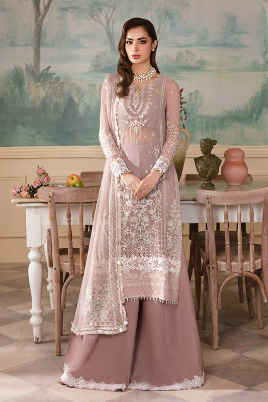 Noori Zarposh Jahanara Embroidered Unstitched 3 Piece Festive Suit