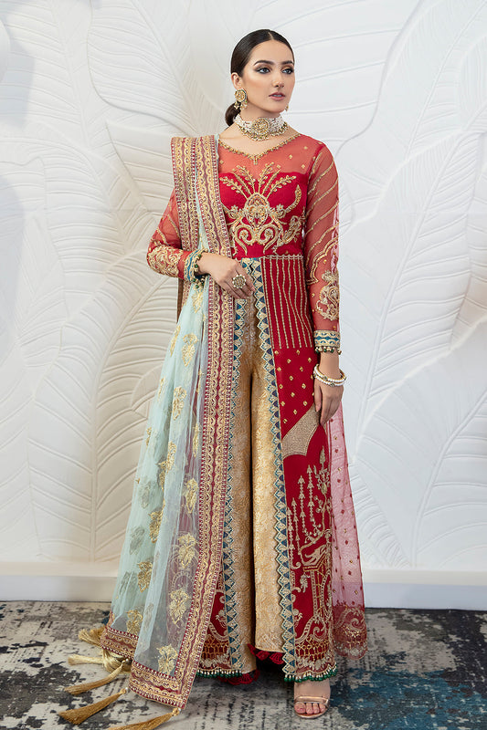 Lark 05 Zarposh Jahanara Embroidered Unstitched 3 Piece Festive Suit