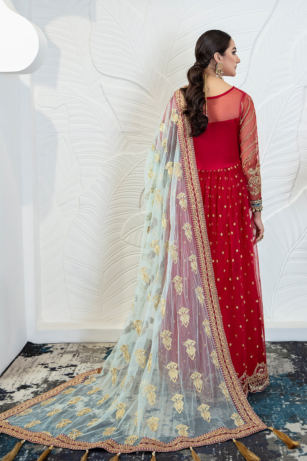 Lark 05 Zarposh Jahanara Embroidered Unstitched 3 Piece Festive Suit