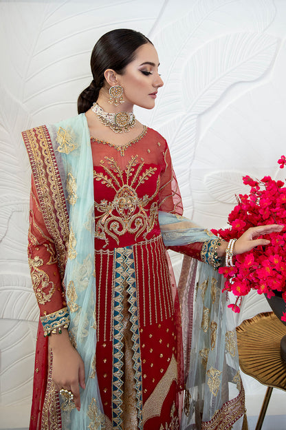 Lark 05 Zarposh Jahanara Embroidered Unstitched 3 Piece Festive Suit