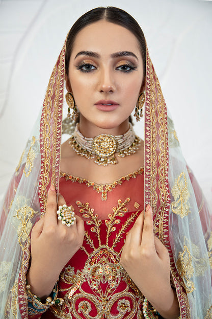 Lark 05 Zarposh Jahanara Embroidered Unstitched 3 Piece Festive Suit