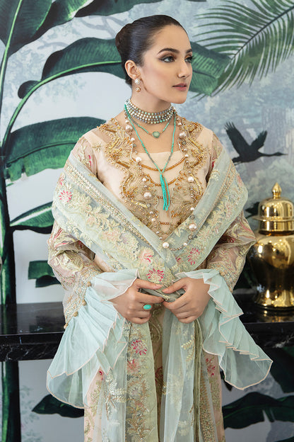 Ibis 03 Zarposh Jahanara Embroidered Unstitched 3 Piece Festive Suit