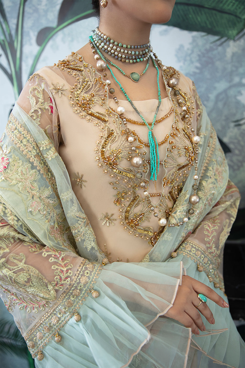 Ibis 03 Zarposh Jahanara Embroidered Unstitched 3 Piece Festive Suit