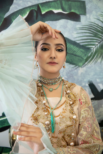 Ibis 03 Zarposh Jahanara Embroidered Unstitched 3 Piece Festive Suit