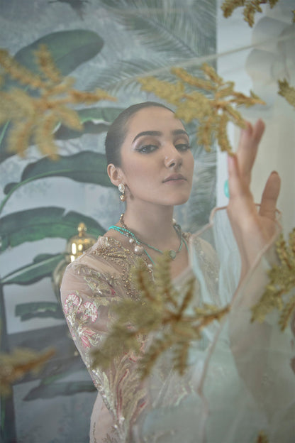 Ibis 03 Zarposh Jahanara Embroidered Unstitched 3 Piece Festive Suit