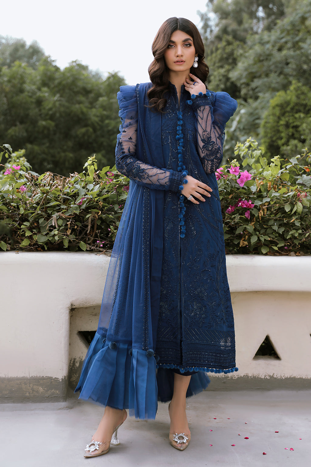 ACACIA Zarposh Jahanara Embroidered Unstitched 3 Piece Festive Suit