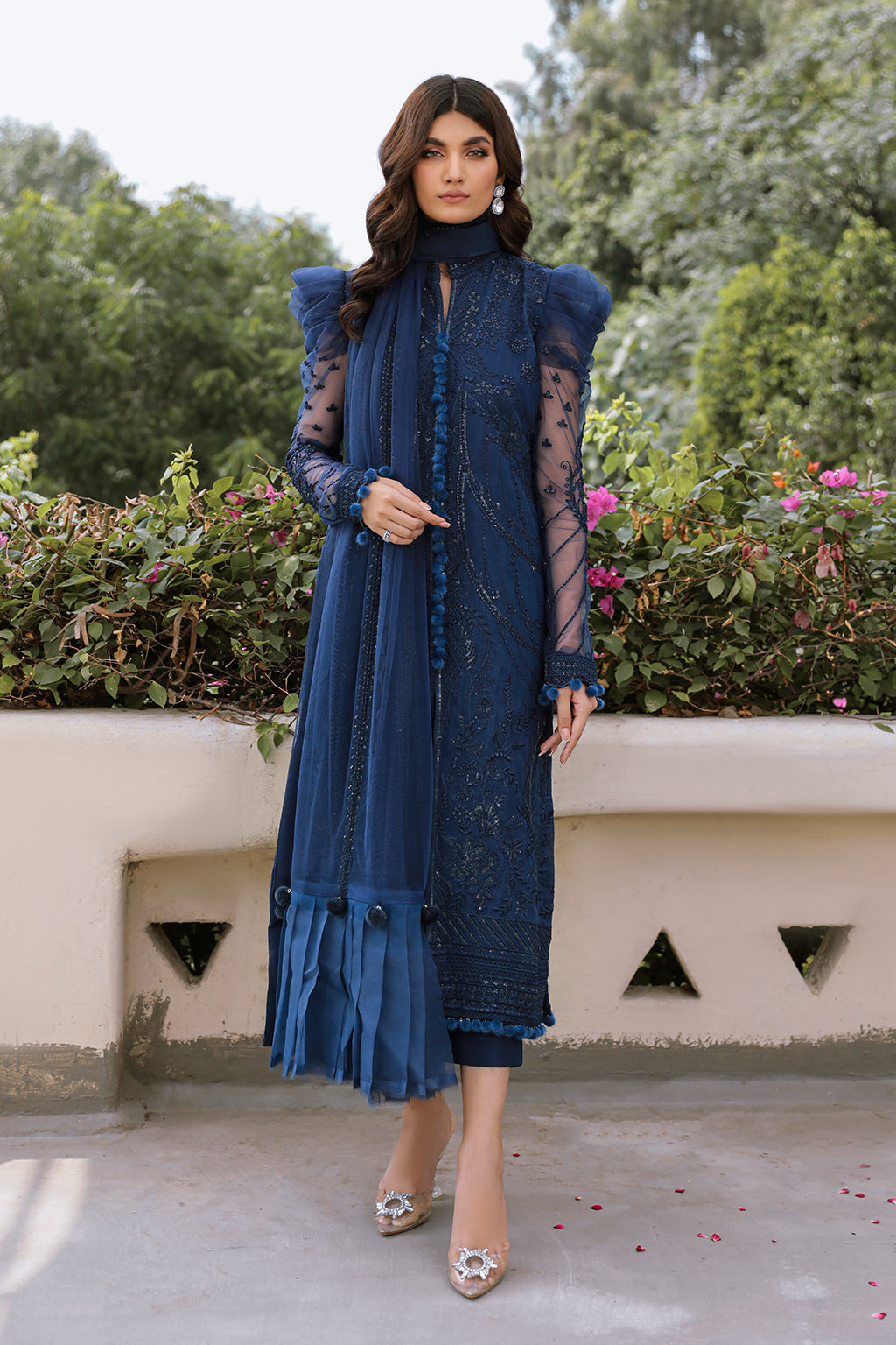ACACIA Zarposh Jahanara Embroidered Unstitched 3 Piece Festive Suit