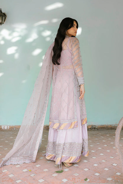 SALVIA Zarposh Jahanara – Luxury Embroidered Unstitched 3 Piece Festive Net & Velvet Suit with Hand Work