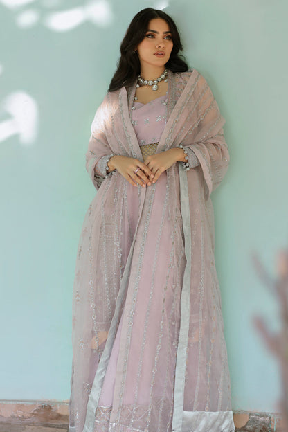 SALVIA Zarposh Jahanara – Luxury Embroidered Unstitched 3 Piece Festive Net & Velvet Suit with Hand Work