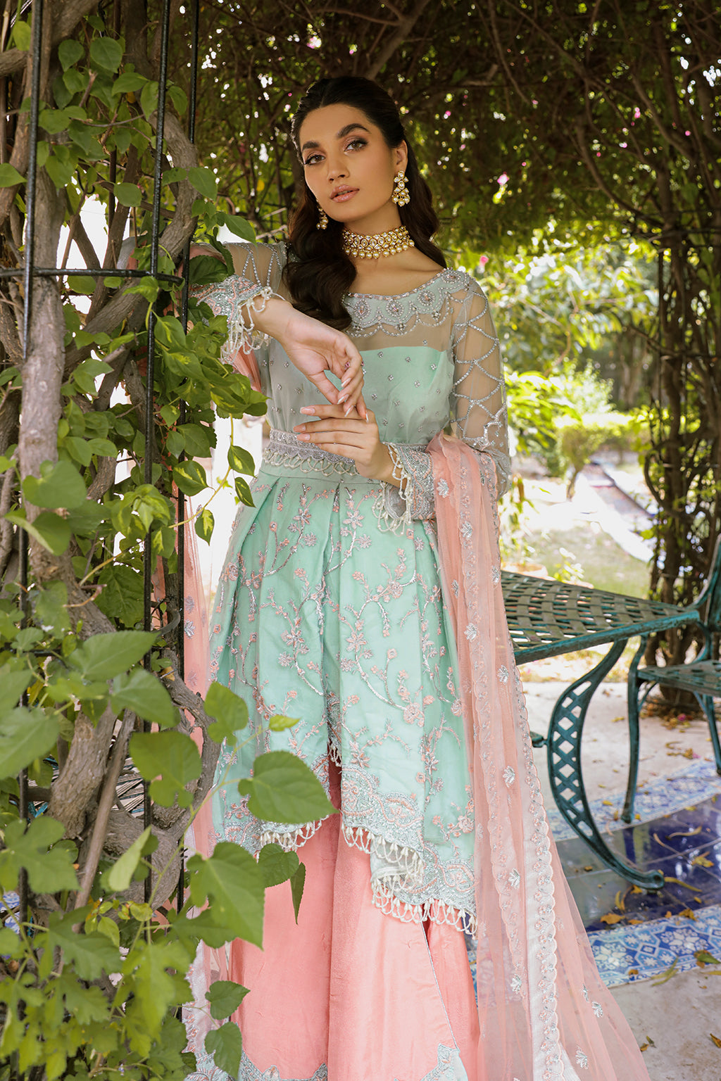 VIOLA Zarposh Jahanara – Luxury Embroidered Unstitched 3 Piece Festive Net & Velvet Suit with Hand Work