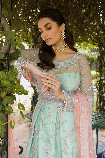 VIOLA Zarposh Jahanara – Luxury Embroidered Unstitched 3 Piece Festive Net & Velvet Suit with Hand Work