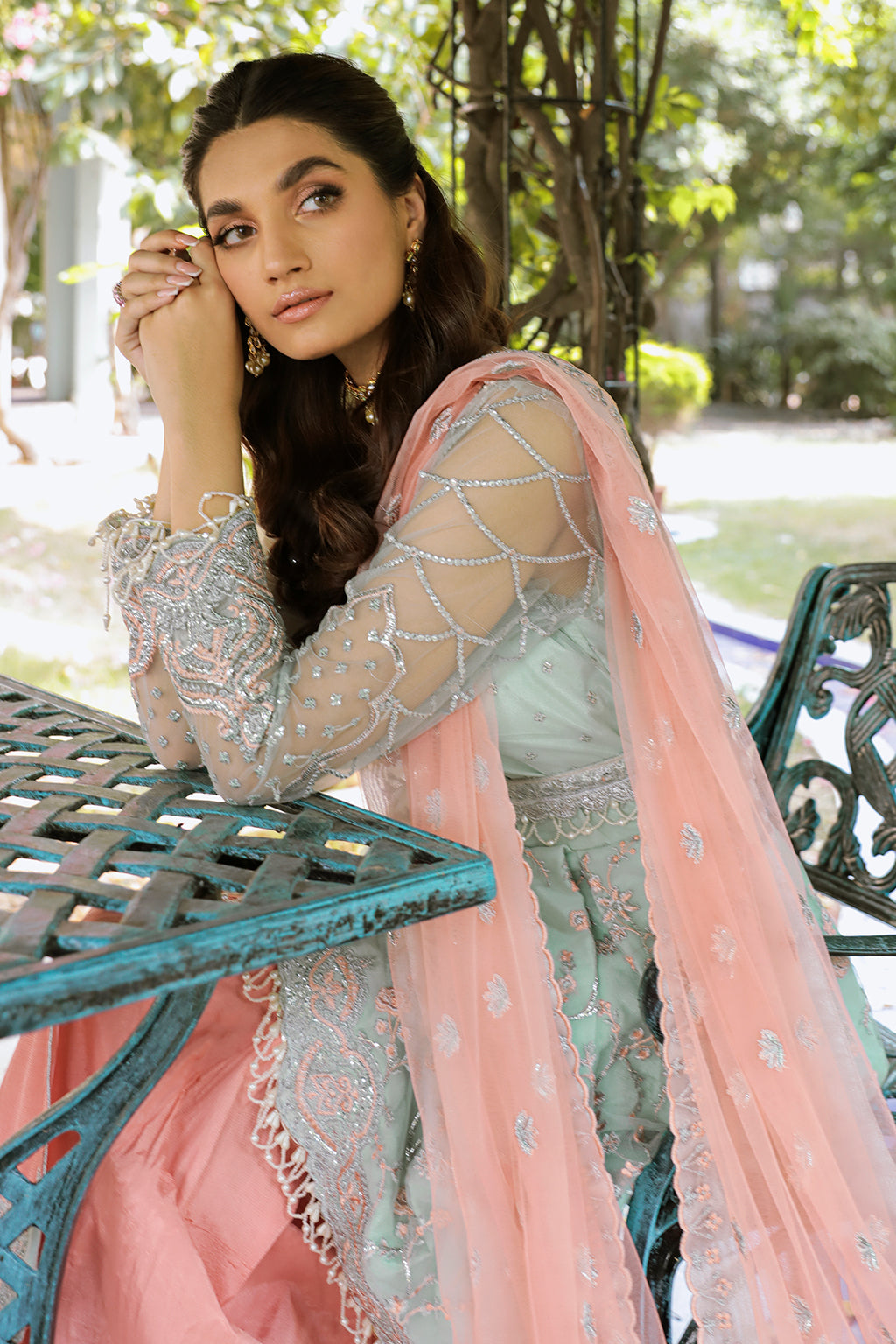 VIOLA Zarposh Jahanara – Luxury Embroidered Unstitched 3 Piece Festive Net & Velvet Suit with Hand Work