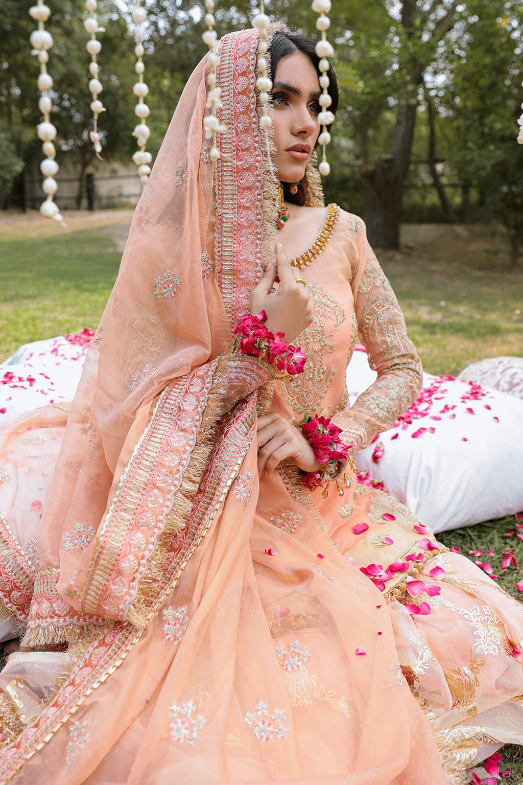 PASTELLA Zarposh Jahanara – Luxury Embroidered Unstitched 3 Piece Festive Lawn Suit with Chiffon Dupatta