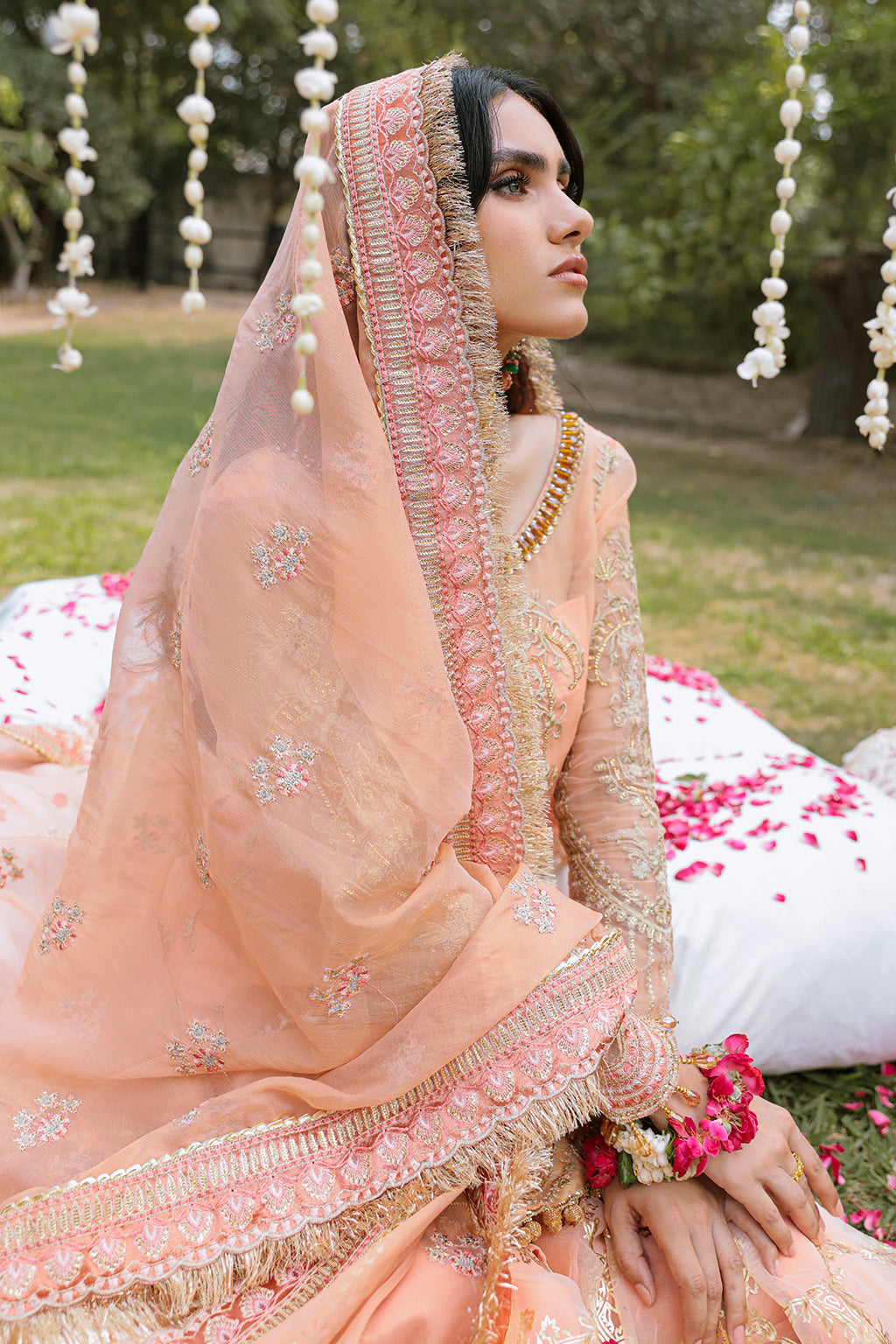PASTELLA Zarposh Jahanara – Luxury Embroidered Unstitched 3 Piece Festive Lawn Suit with Chiffon Dupatta