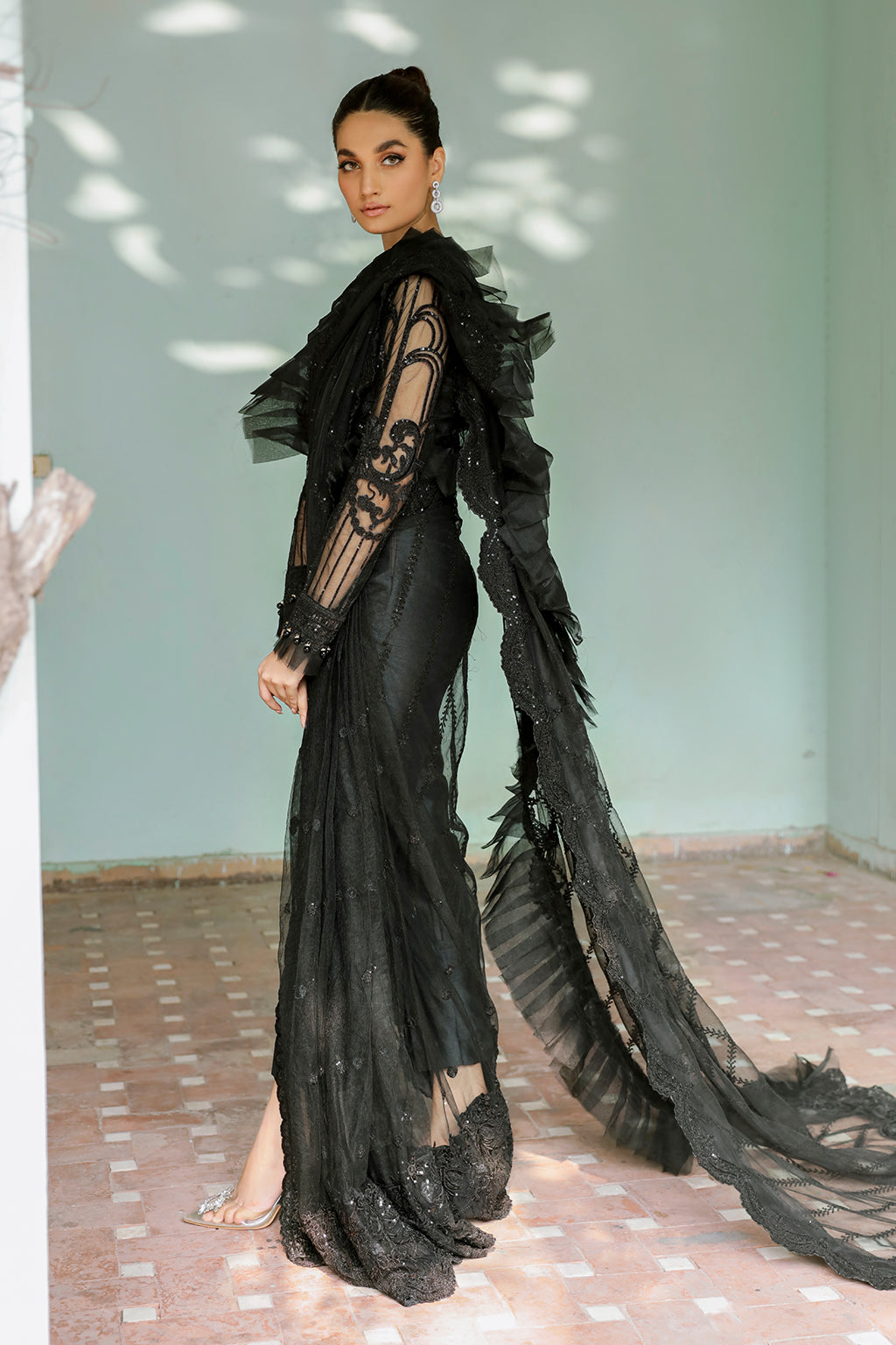 CANNA Zarposh Jahanara Embroidered Unstitched 3 Piece Festive Suit