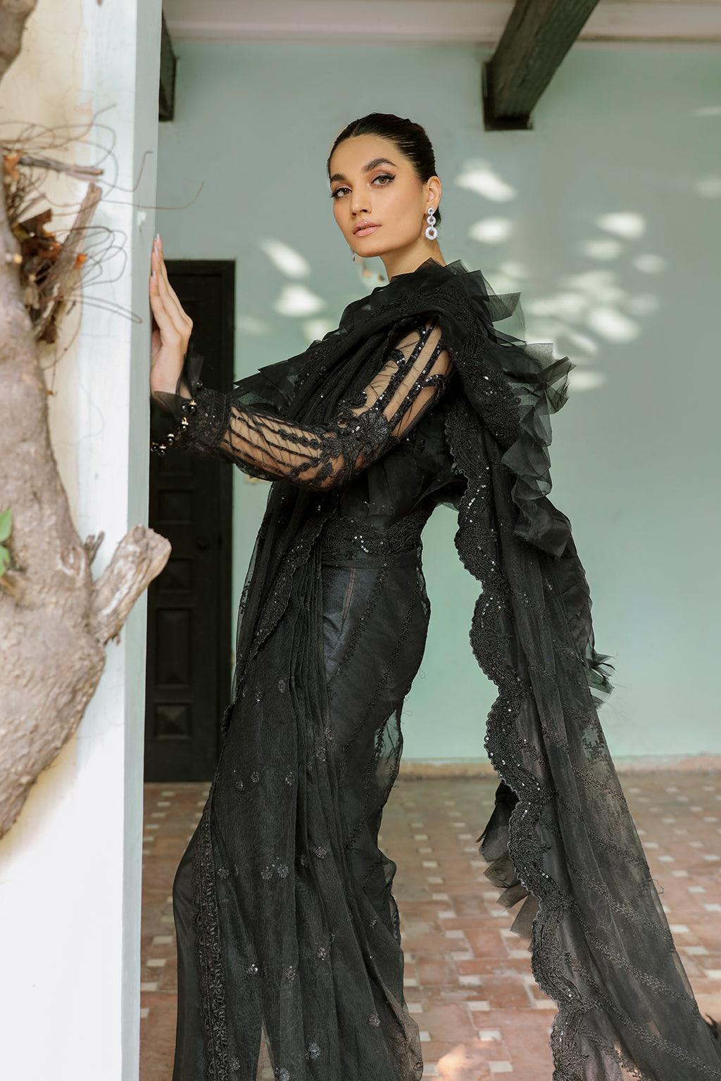 CANNA Zarposh Jahanara Embroidered Unstitched 3 Piece Festive Suit