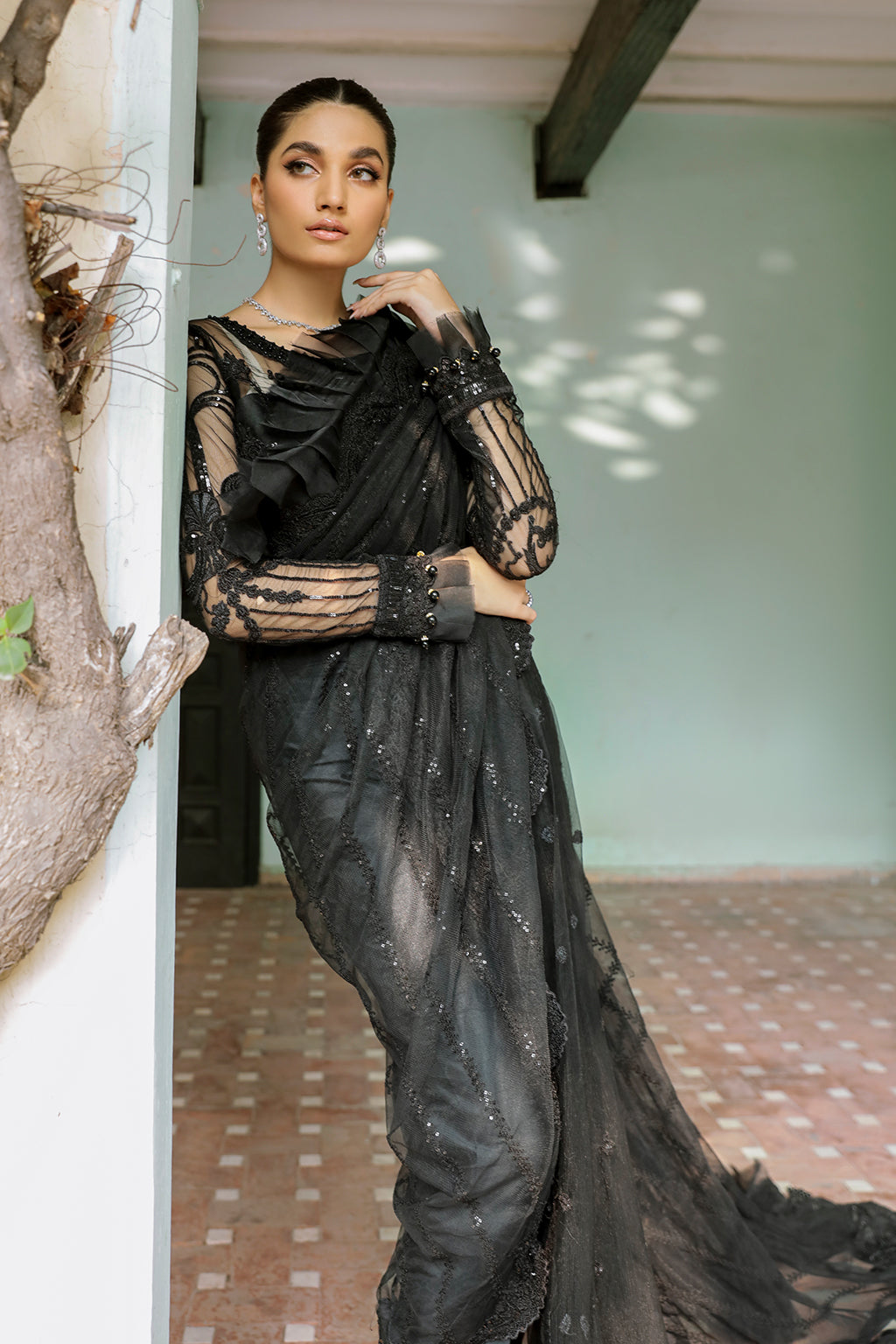 CANNA Zarposh Jahanara Embroidered Unstitched 3 Piece Festive Suit