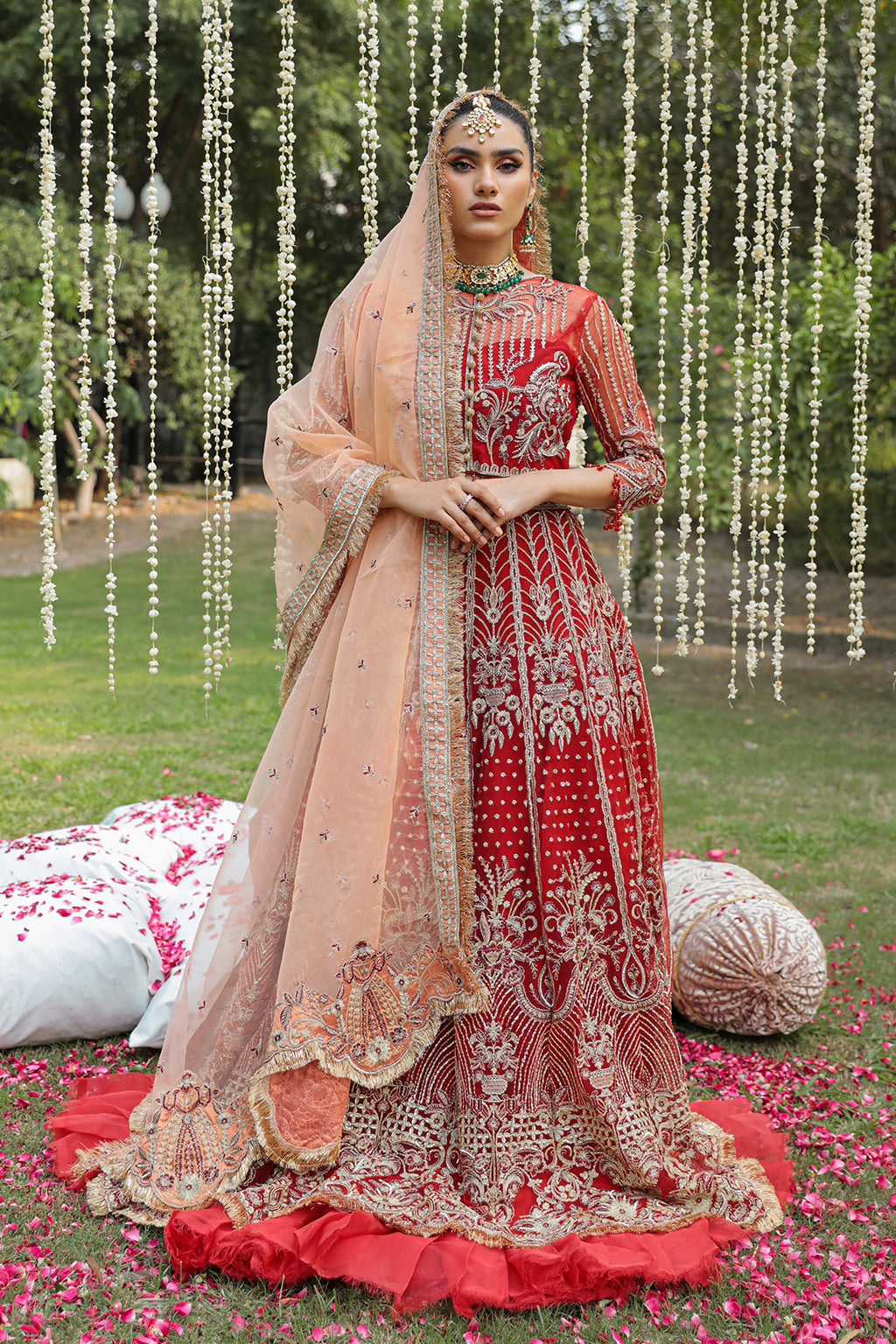 AZALEA Zarposh Jahanara Embroidered Unstitched 3 Piece Festive Suit