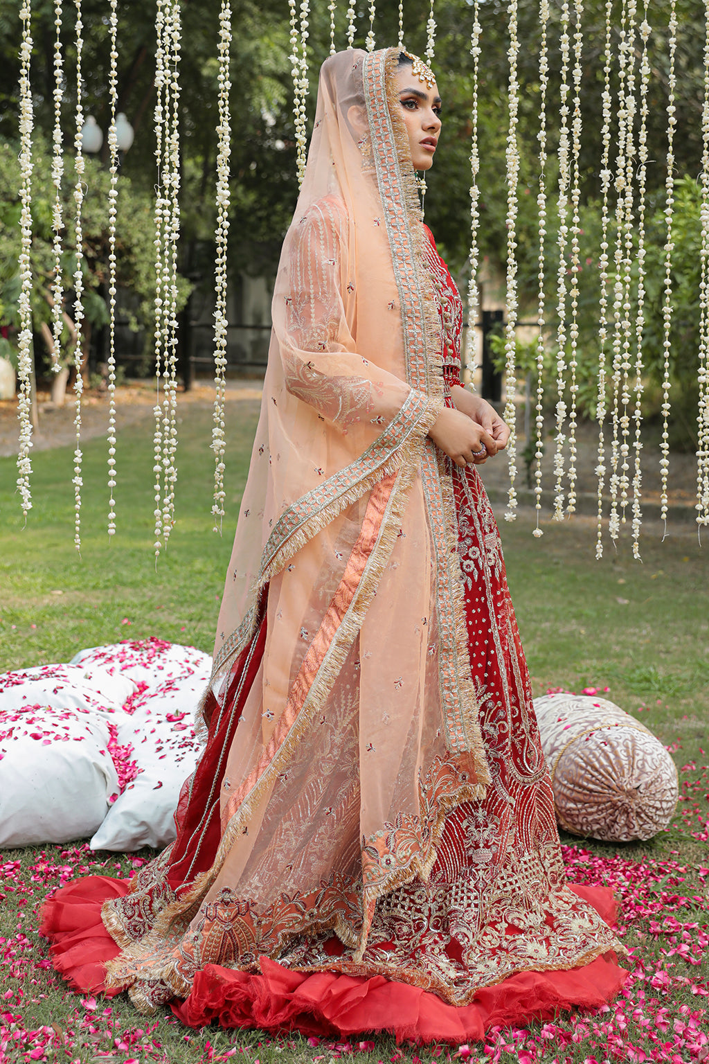 AZALEA Zarposh Jahanara Embroidered Unstitched 3 Piece Festive Suit