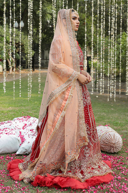 AZALEA Zarposh Jahanara Embroidered Unstitched 3 Piece Festive Suit