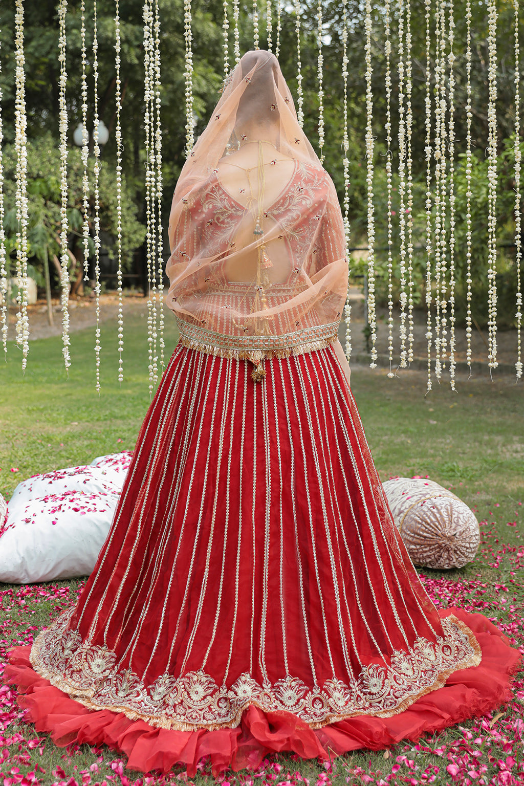 AZALEA Zarposh Jahanara Embroidered Unstitched 3 Piece Festive Suit