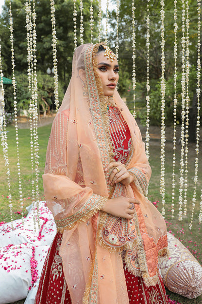 AZALEA Zarposh Jahanara Embroidered Unstitched 3 Piece Festive Suit