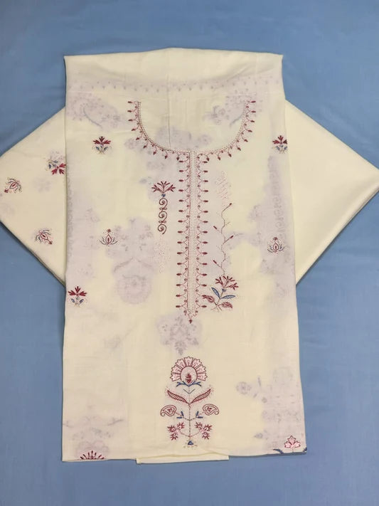 Kayseria Unstitched Embroidered Lawn ST 2pc