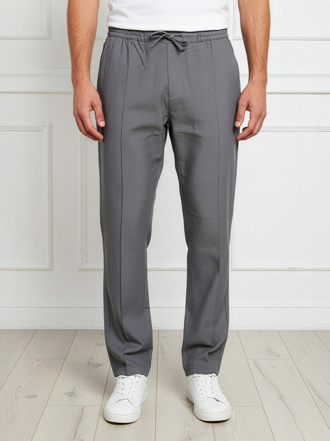 Charcoal Pintex Trouser