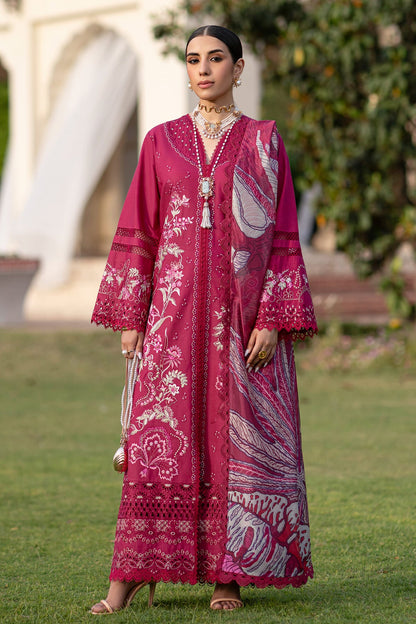 Miralyn Zarposh Jahanara Embroidered Unstitched 3 Piece Festive Lawn Suit with Silk Dupatta