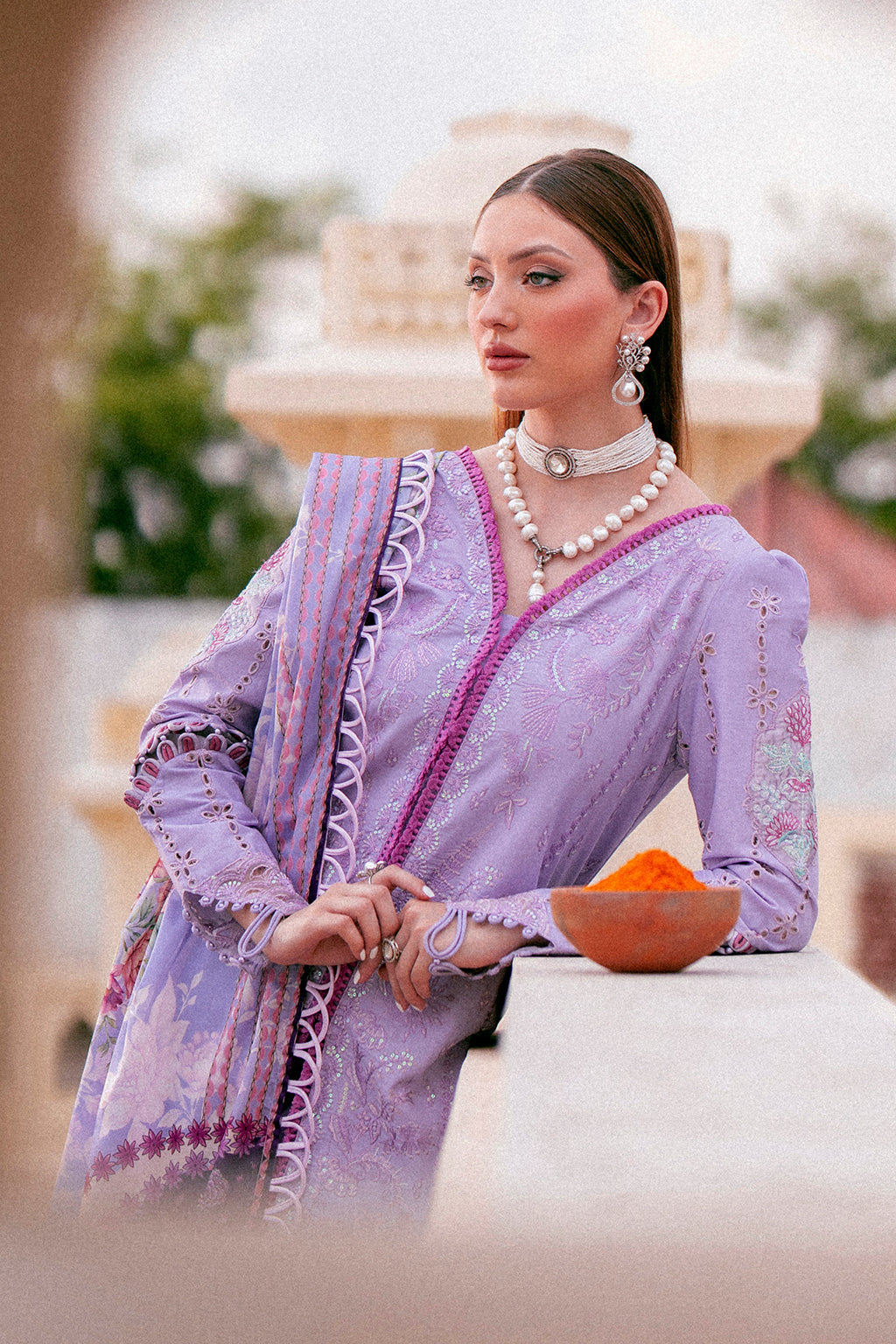 Khaas Zarposh Jahanara Embroidered Unstitched 3 Piece Festive Suit