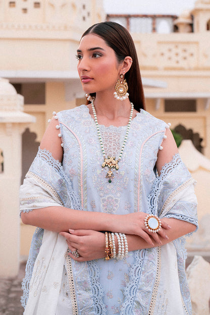 Gulbadan Zarposh Jahanara Embroidered Unstitched 3 Piece Festive Suit