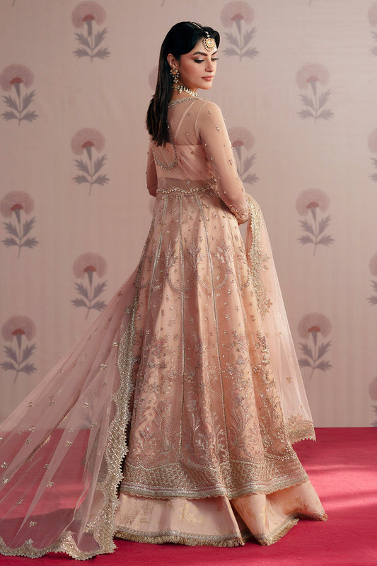 Dilara Zarposh Jahanara – Embroidered Net & Organza Unstitched 3 Piece Festive Suit