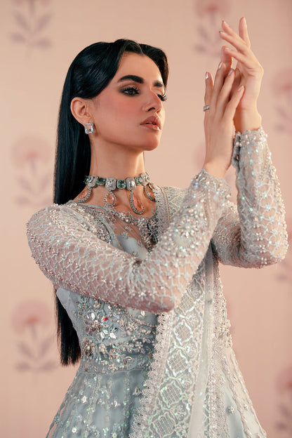 Savera Zarposh Jahanara – Embroidered Net & Organza Unstitched 3 Piece Festive Suit