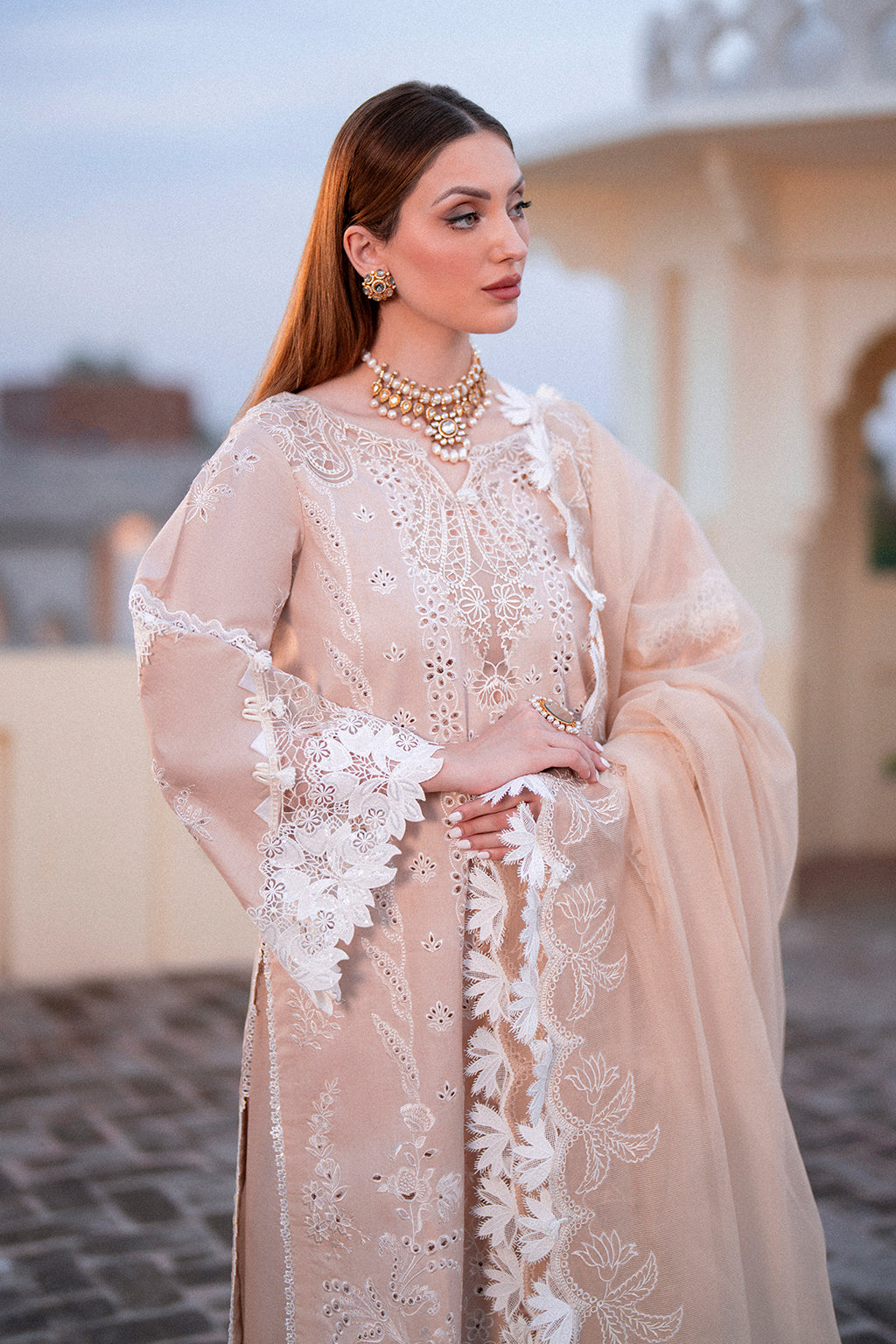 Banafsha Zarposh Jahanara Embroidered Unstitched 3 Piece Festive Suit