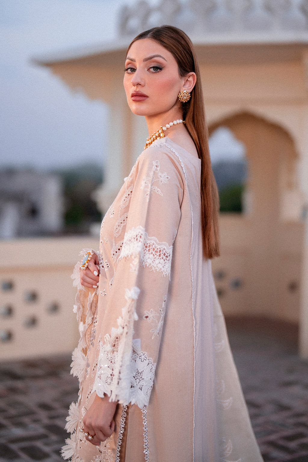 Banafsha Zarposh Jahanara Embroidered Unstitched 3 Piece Festive Suit