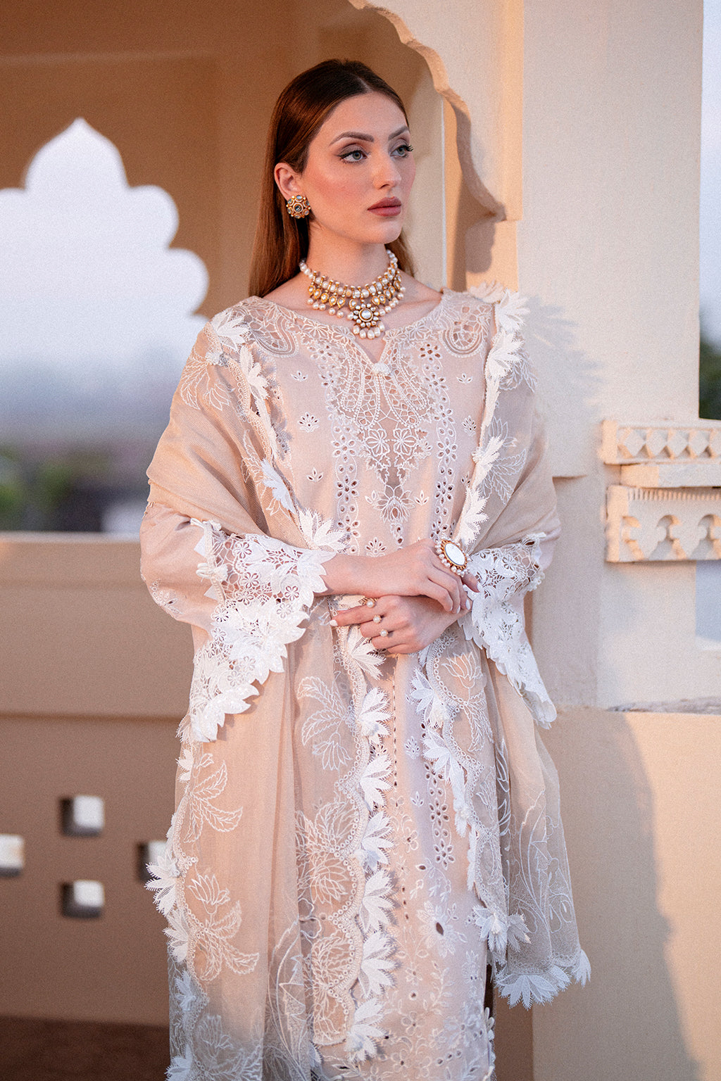 Banafsha Zarposh Jahanara Embroidered Unstitched 3 Piece Festive Suit