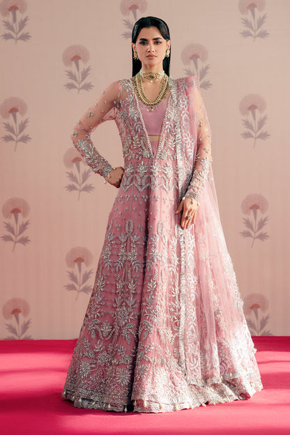 Feroza Zarposh Jahanara – Embroidered Net & Zari Organza Unstitched 3 Piece Festive Suit