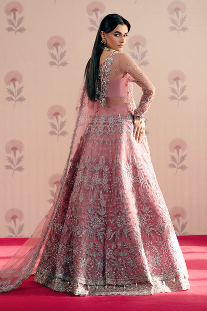 Feroza Zarposh Jahanara – Embroidered Net & Zari Organza Unstitched 3 Piece Festive Suit