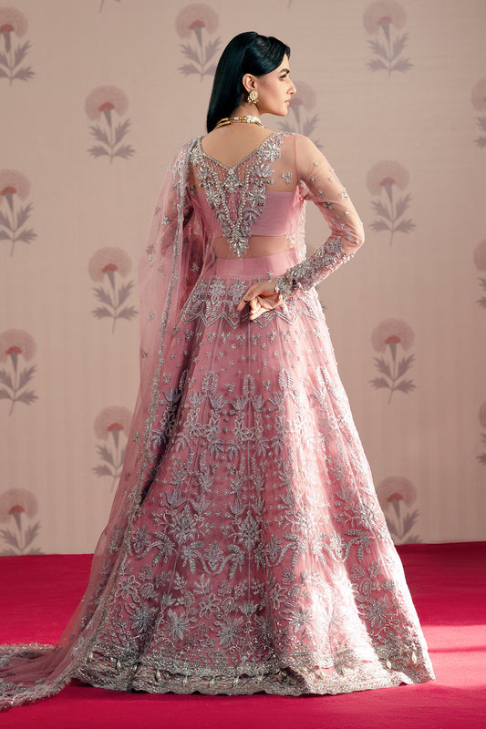 Feroza Zarposh Jahanara – Embroidered Net & Zari Organza Unstitched 3 Piece Festive Suit