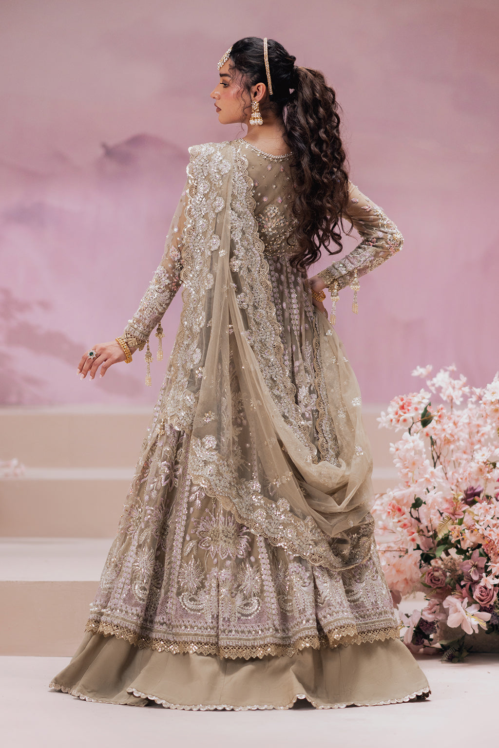 Zaib Zarposh Jahanara Embroidered Unstitched 3 Piece Festive Suit