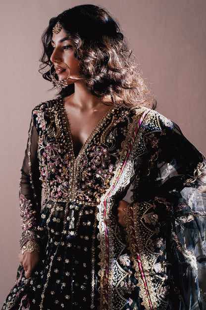 Qara Zarposh Jahanara Embroidered Unstitched 3 Piece Festive Suit