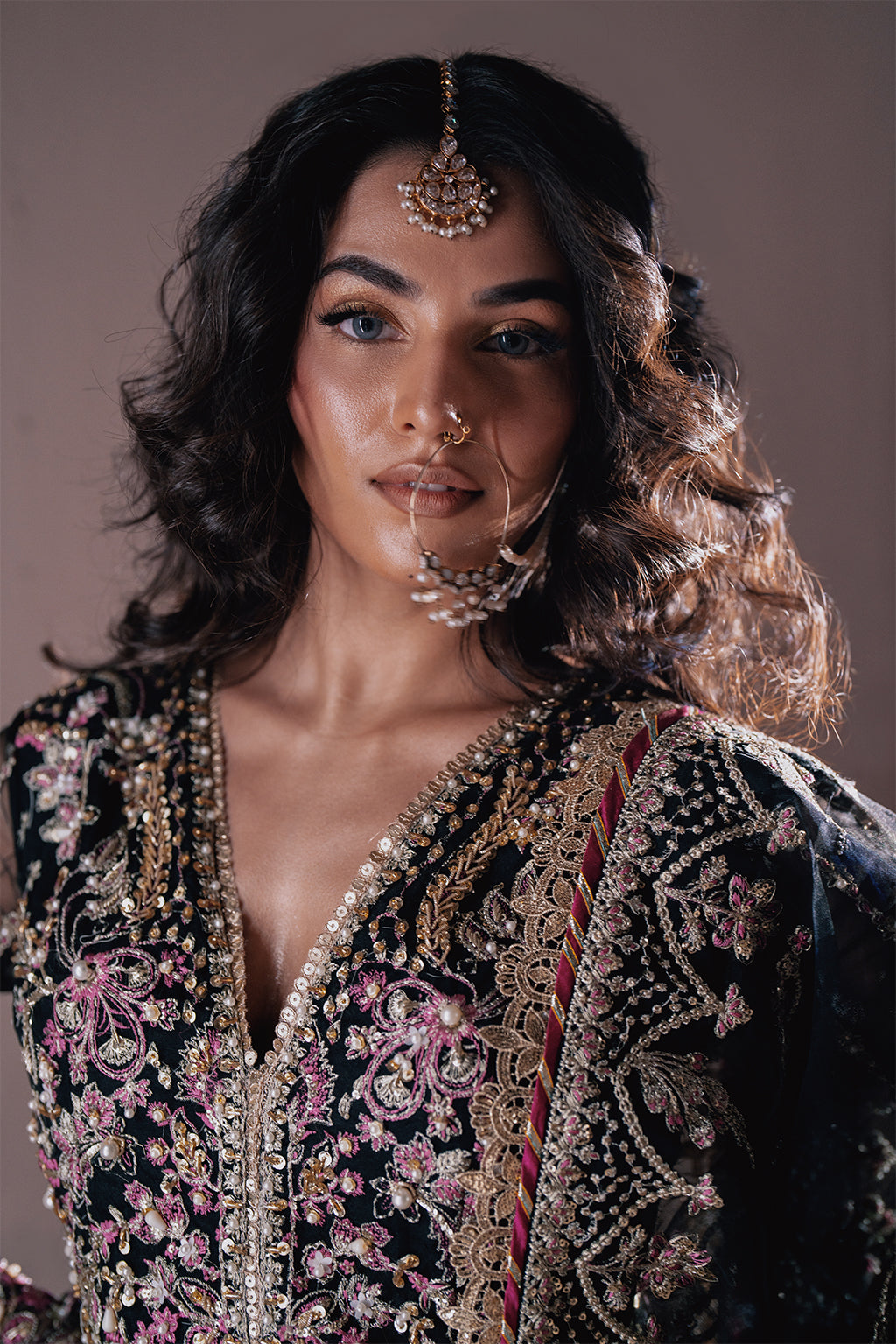 Qara Zarposh Jahanara Embroidered Unstitched 3 Piece Festive Suit