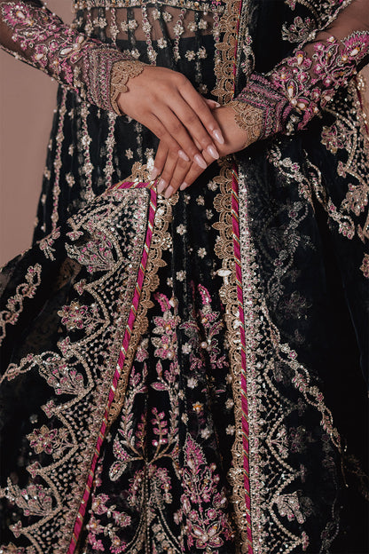 Qara Zarposh Jahanara Embroidered Unstitched 3 Piece Festive Suit