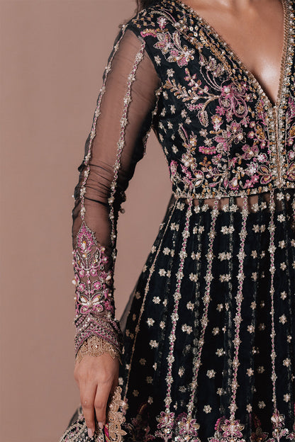 Qara Zarposh Jahanara Embroidered Unstitched 3 Piece Festive Suit