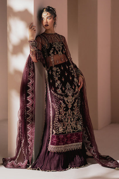 Nisa Zarposh Jahanara Embroidered Unstitched 3 Piece Festive Suit