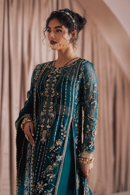 Firaaq Zarposh Jahanara Embroidered Unstitched 3 Piece Festive Suit