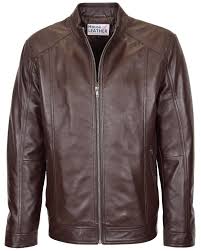 Inferno Brown Leather Jacket