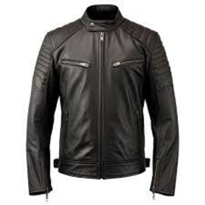 Black Leather Jacket for Men (100% Original Leather )