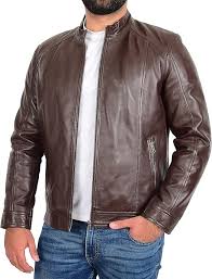 Inferno Brown Leather Jacket